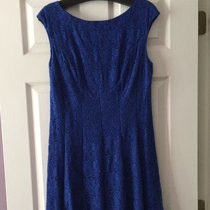 Ralph Lauren Blue Lace dress- SZ 10